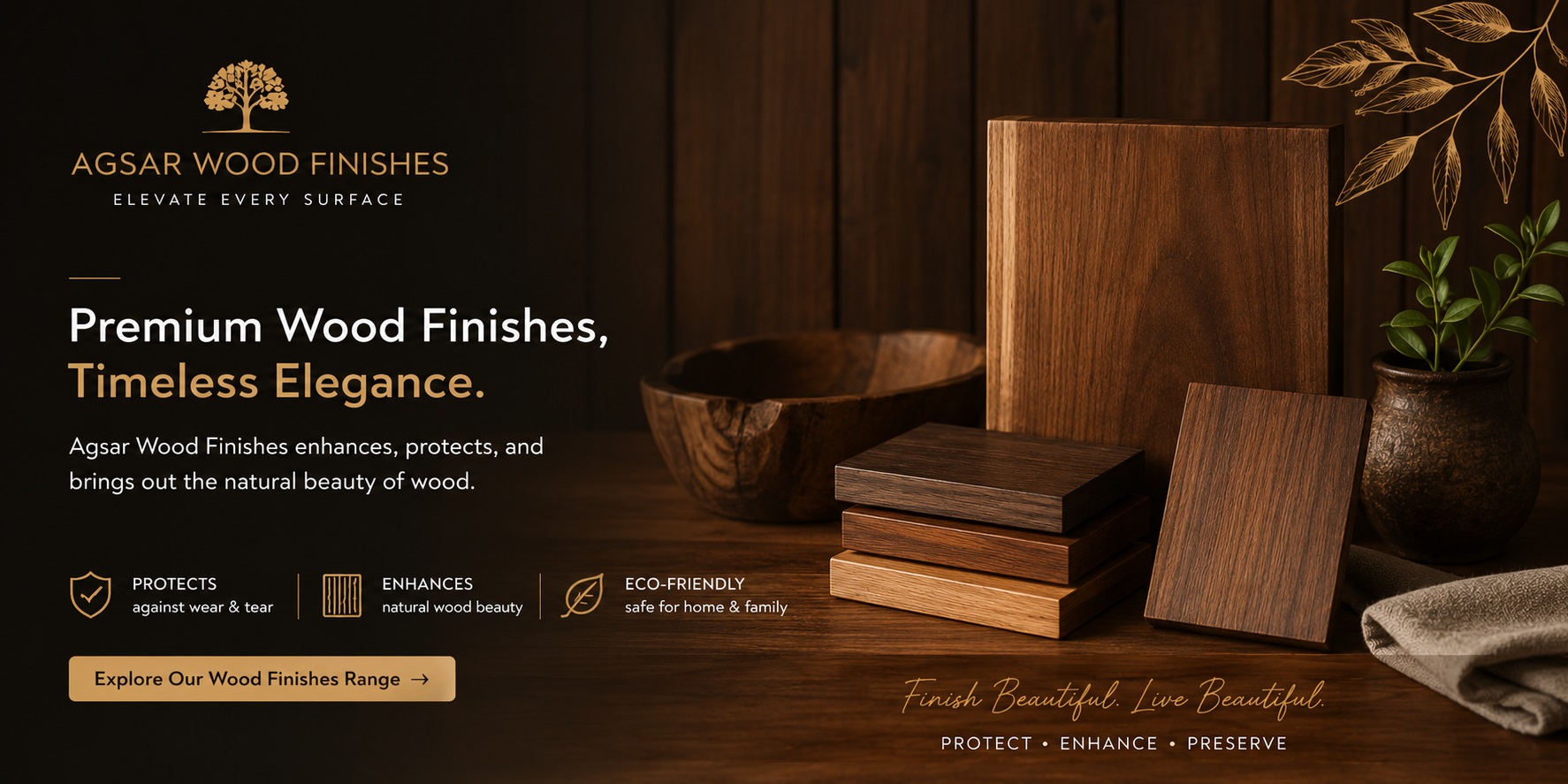 Wood Finishes - Agsar Paints
